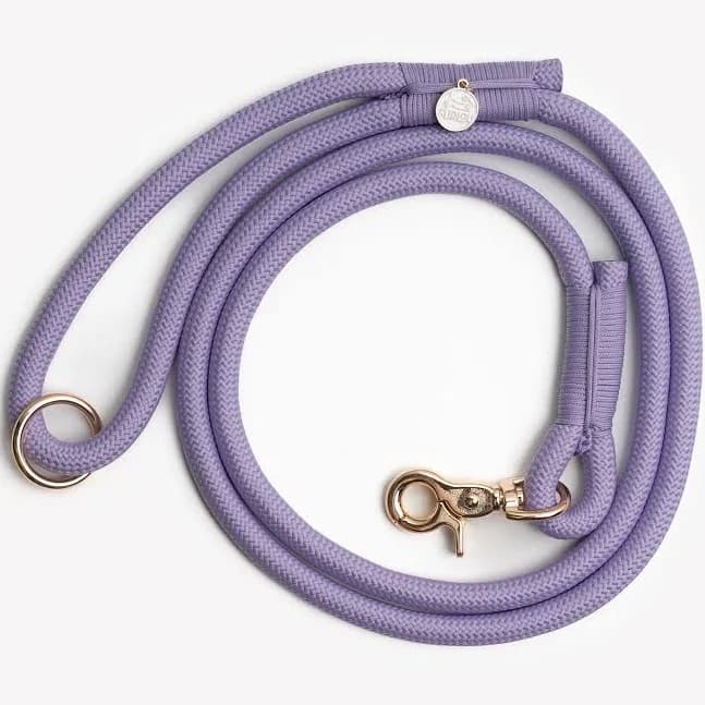 Lavender Braided Rope Leash