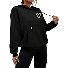 Buy fabitto Solid Plain Hoodie for Women Black at Amazon.in