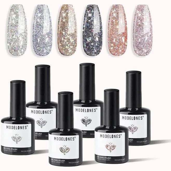 Modelones Sparkling Brilliance Gel Nail Polish Set