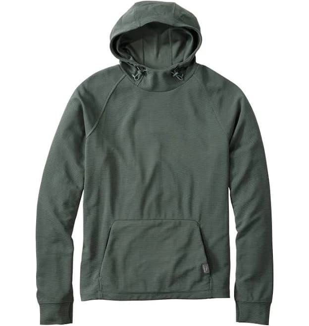 L.L.Bean Men's VentureStretch Ottoman-Rib Hoodie