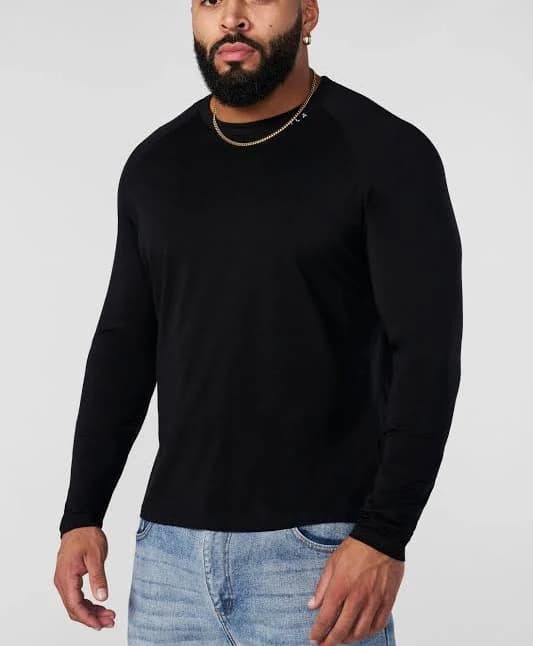 YoungLA Men's 8033 Aerotech Longsleeves