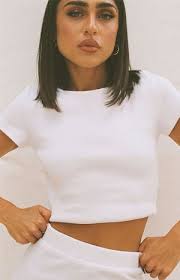 Princess Polly Organic White Classic Cropped T-Shirt | Pacsun
