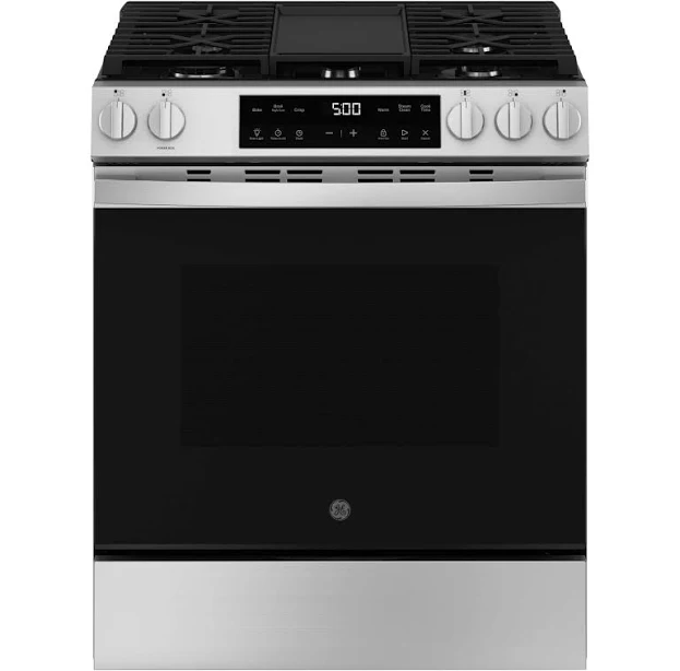 GE 30" Slide-In Front Control Gas Range GGS500SVSS