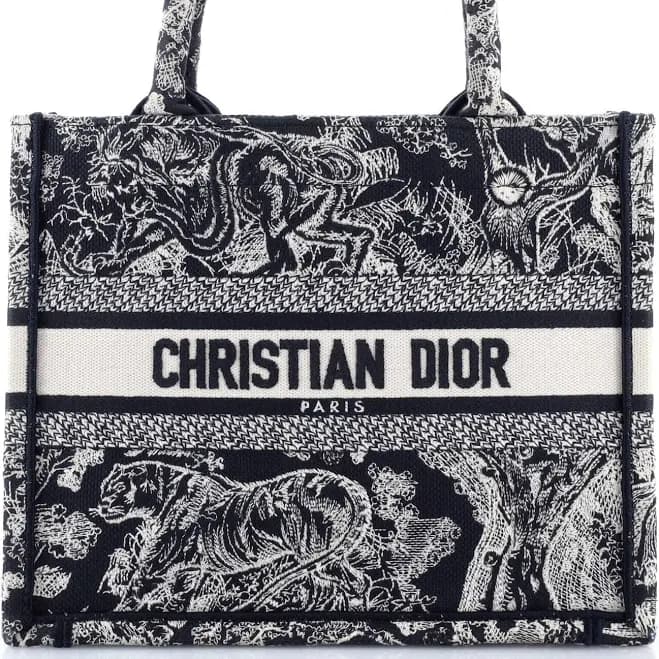 DIOR Women's Dior Book Tote with Toile de Jouy Reverse Embroidery