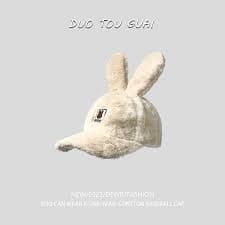 TAAK - Applique Rabbit Ear Chenille Baseball Cap | YesStyle