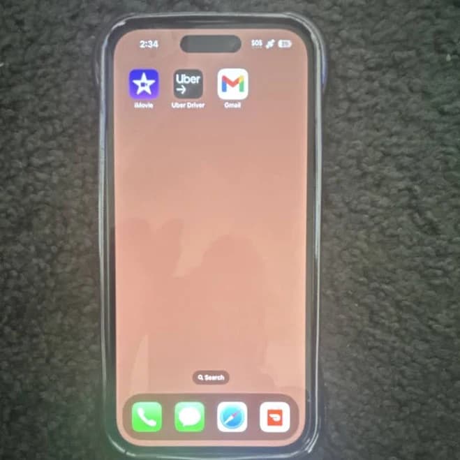 Apple Black Bar Smartphone With Dynamic Island