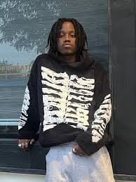 Marrow Black Hoodie – White Cobra