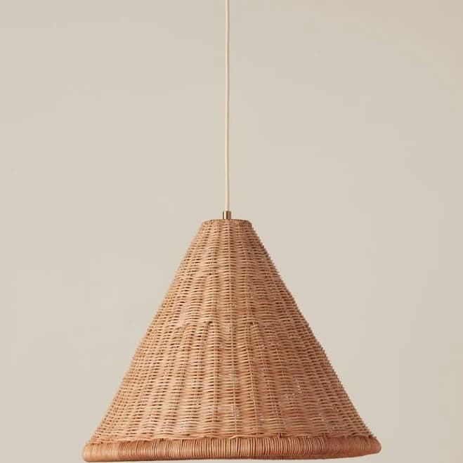 Camille Coastal Beach Kasbah Tall Pendant Light