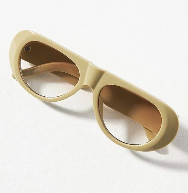 Anthropologie Curved Aviator Sunglasses
