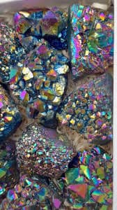 Amethyst Rainbow Titanium Crystal Flat Box Bulk Crystals and Minerals - Etsy