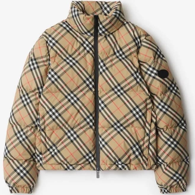Burberry Women's Check Down Puffer Jacket