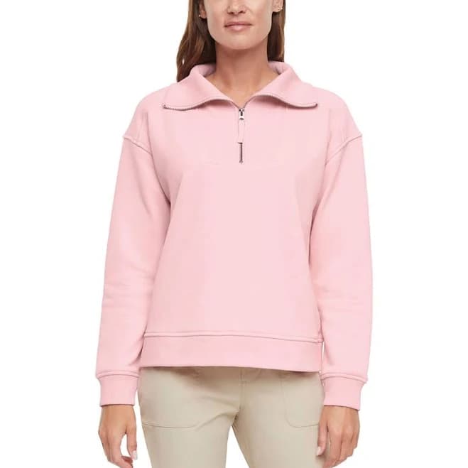 Eddie Bauer Women's Drop Shoulder Quarter Zip Pullover