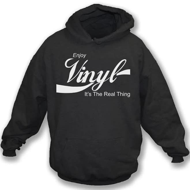 Vinyl Hooded Sweatshirt