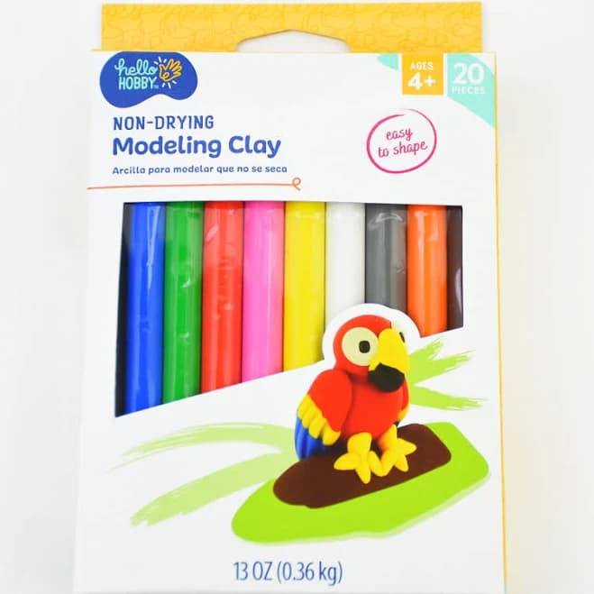 Hello Hobby EZ Shape Non-Drying Modeling Clay