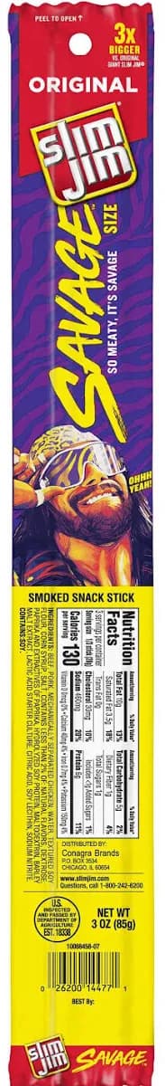 Slim Jim Savage Original Meat Sticks