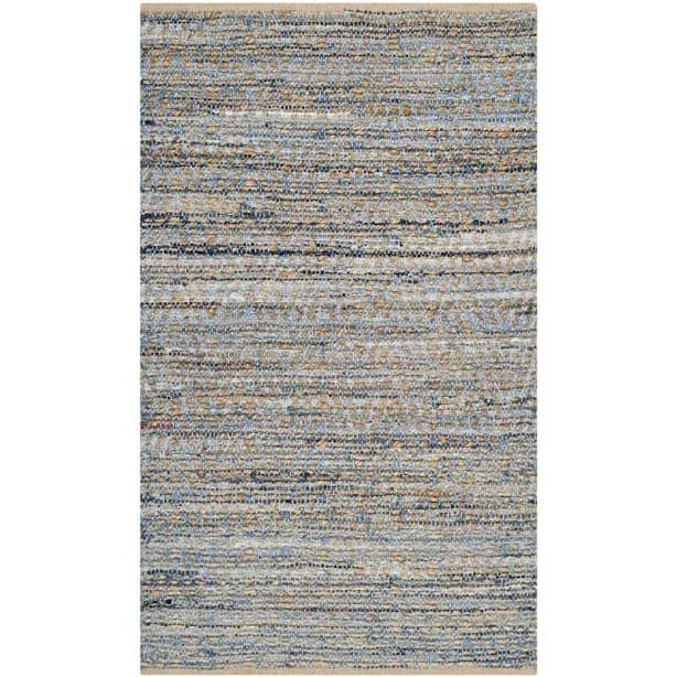 Doleman Hand Woven Jute Striped Rug Breakwater Bay Rug