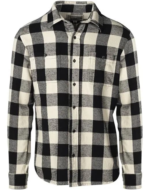 Schott Men's Buffalo Check Flannel Shirt