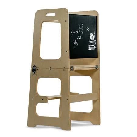 Avenlur Date 4 in 1 Kitchen Tower, Desk, Step Stool, and Chalkboard
