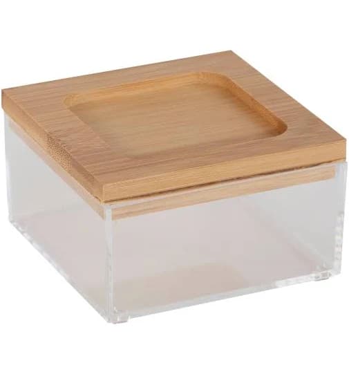 Simplify Clear Organizer with Bamboo Lid