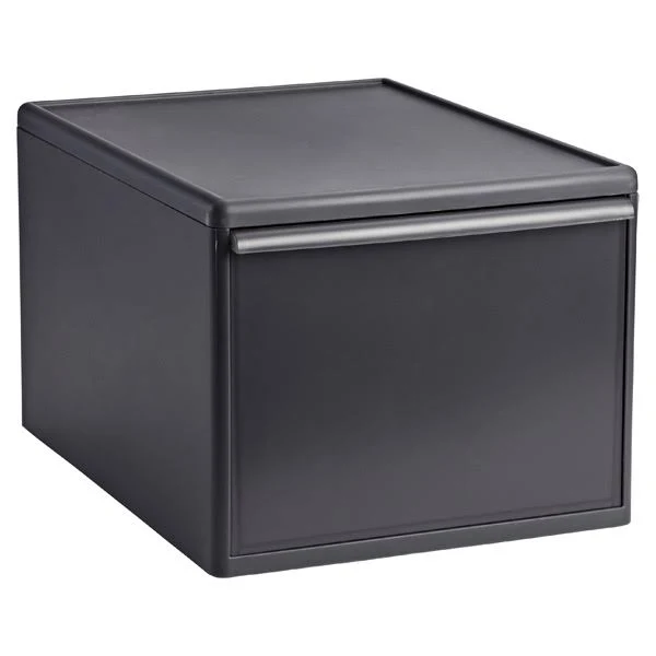 like-it Modular Tall Wide Drawer Smoke, 13-3/8" x 18-1/4" x 11" h | The Container Store