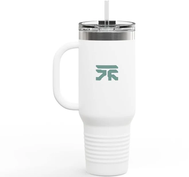 40oz White Tumbler