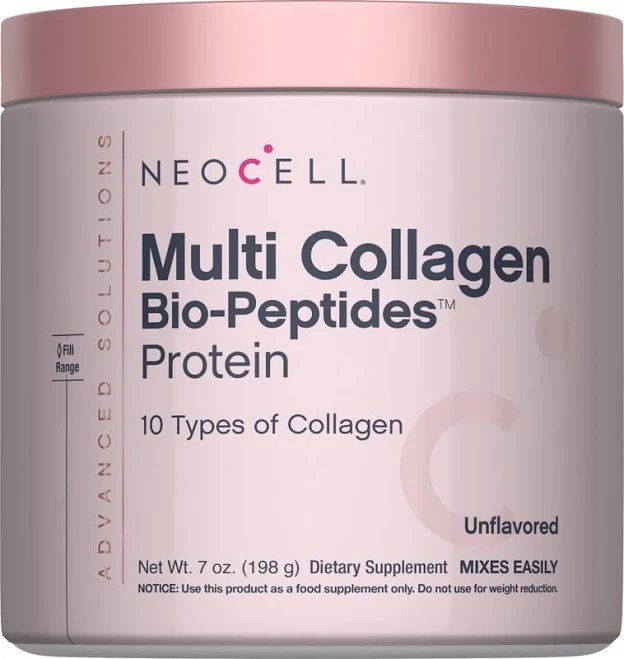 NeoCell Multi Collagen Powder 7 oz 10 Types of Advanced Bio-Peptides
