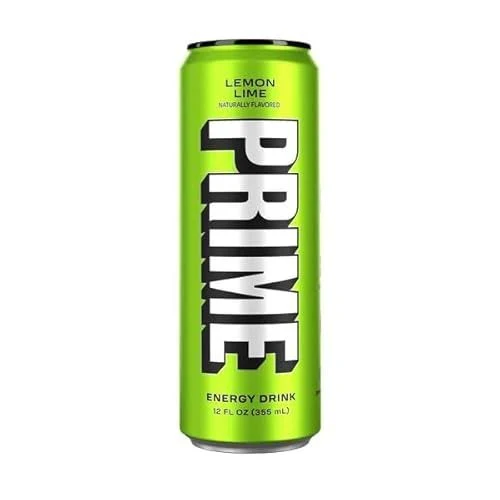 Prime Drink Lemon Lime Sports Drinks | With Zero Sugar Added Exotic Delicious Flavour New Edition 330ml Can (Imported)