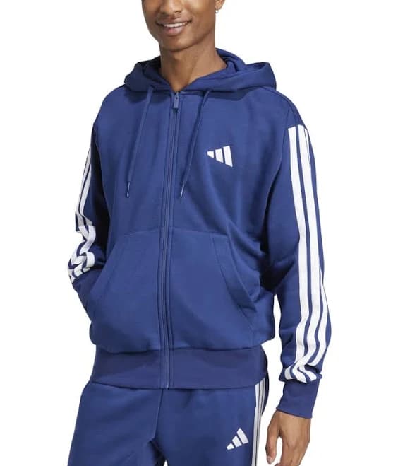 adidas Men's Essentials 3-Stripes Fleece Hoodie