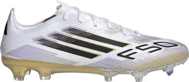 adidas F50 Pro Firm Ground Boots White/Black
