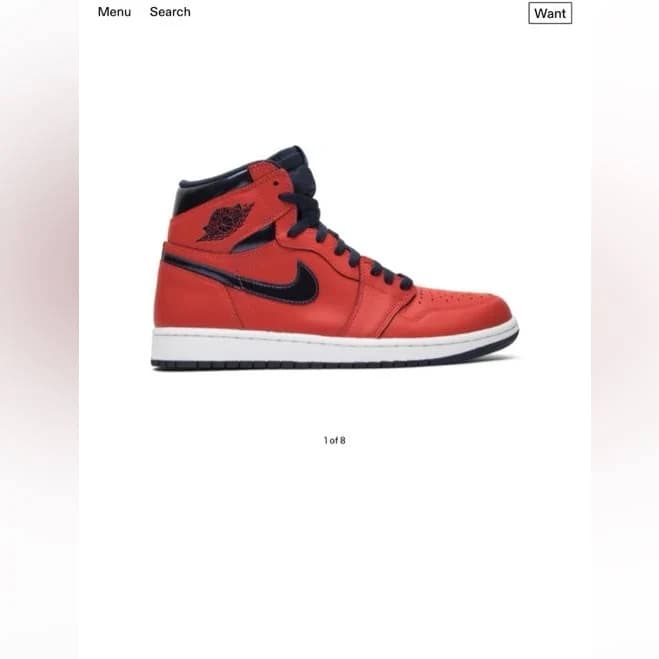 Jordan Shoes | Jordan Air Jordan 1 Retro High Og Red Black White | Color: Black/Red | Size: 13 | Anaid_729's Closet