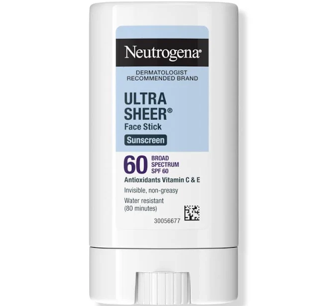 Neutrogena Ultra Sheer Face Stick Sunscreen SPF 60