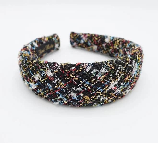 Women's Padded Tweed Headband