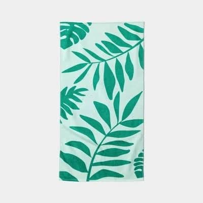 Sun Squad Palm Leaf Beach Towel