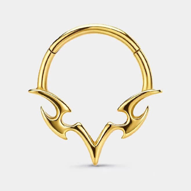 Oufer V-Spear Tribal Septum Ring