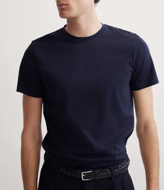 H&M Men's Slim Fit Pima Cotton T-Shirt