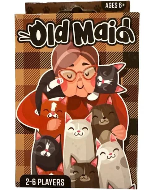 Anker Old Maid Jumbo Playing Cards 5" X 3.5" Ages 6+ Cat Theme 2-6