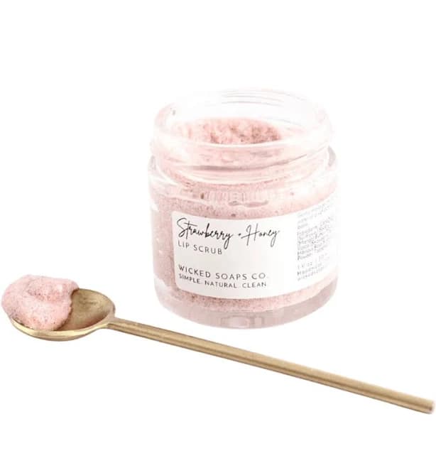 Strawberry + Honey Lip Scrub