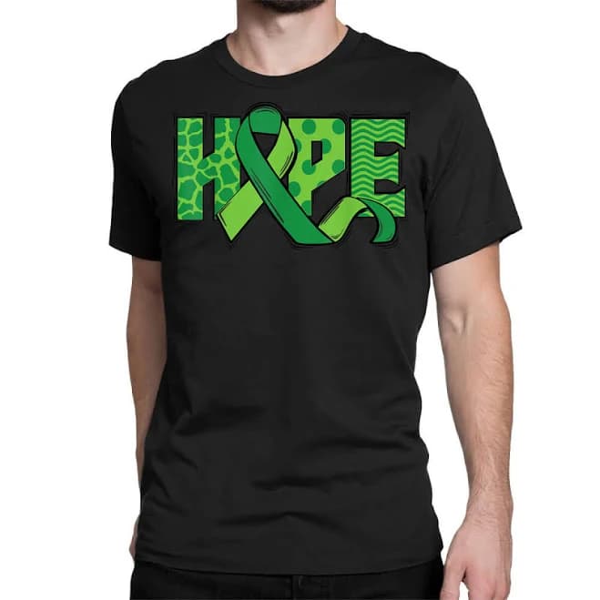 Artistshot Hope Green Mental Health Support Classic T-Shirt