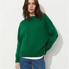 Amazon.com: Dcvmvmn Women's Pullover Solid Color O-Neck Loose Thickened Sweater Large Size Knitted Pullover Brown S : Clothing, Shoes & Jewelry