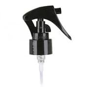 24-410 Black Smooth Skirt Mini Trigger Sprayer