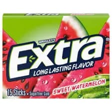 Extra Sugar Free Sweet Watermelon Gum, 15 sticks