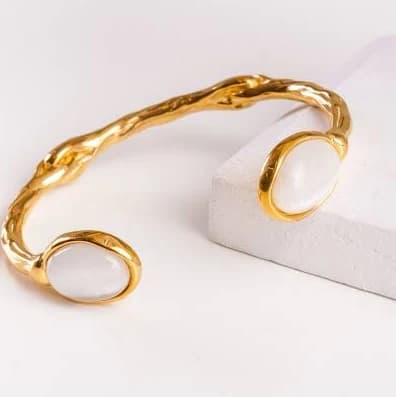 Oval Cuff Bracelet