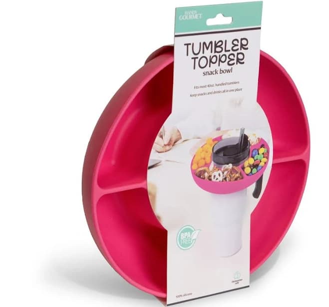 Jobar Handy Gourmet Tumbler Topper Snack Tray