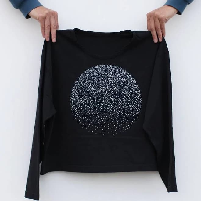 Snow Globe Women's Cotton Long Sleeve Crop Top