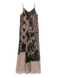Rokh Ruffle Detail Long Dress | Neutrals | FARFETCH