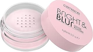 Bright & Blur Loose Powder | Lightweight, Instant Blur, Soft Matte Finish | Vegan & Cruelty Free (010 | Soft Pink)