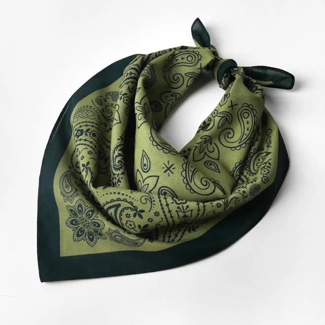 Paisley Floral Cotton Bandana