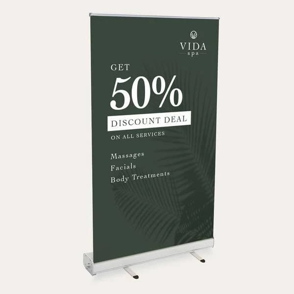 Pop-Up Banners - 47"x79" 13oz. Poly Film Retractable Banners - 1 qty