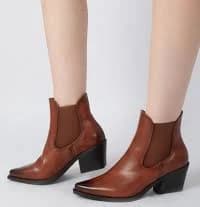 Western Pointed Boots - Camel