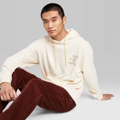 Men's Regular Fit Hooded Pullover Sweatshirt